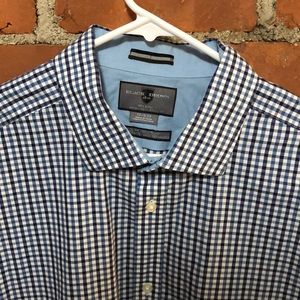Black Brown 1826 checker buttondown 17.5-33